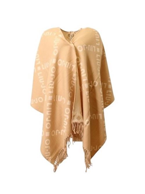 poncho with maxi rhombus logo Liu Jo | 2F5033T0300.30003